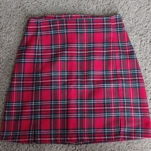 Brandy plaid skirt